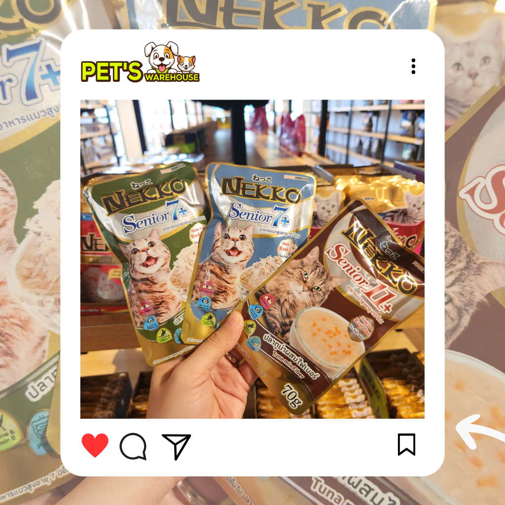 Pate mèo trưởng thành Nekko, Thái Lan, gói 70g | Pet's Warehouse