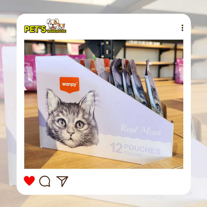 Pate Super Premium Wanpy Cho Mèo Gói 85G