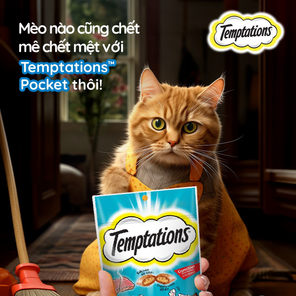 Bánh Thưởng Temptations Mèo 75G