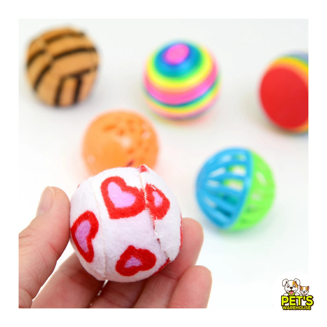 Set Đồ Chơi 6 Bóng, 6 Chuột CattyMan Cho Mèo