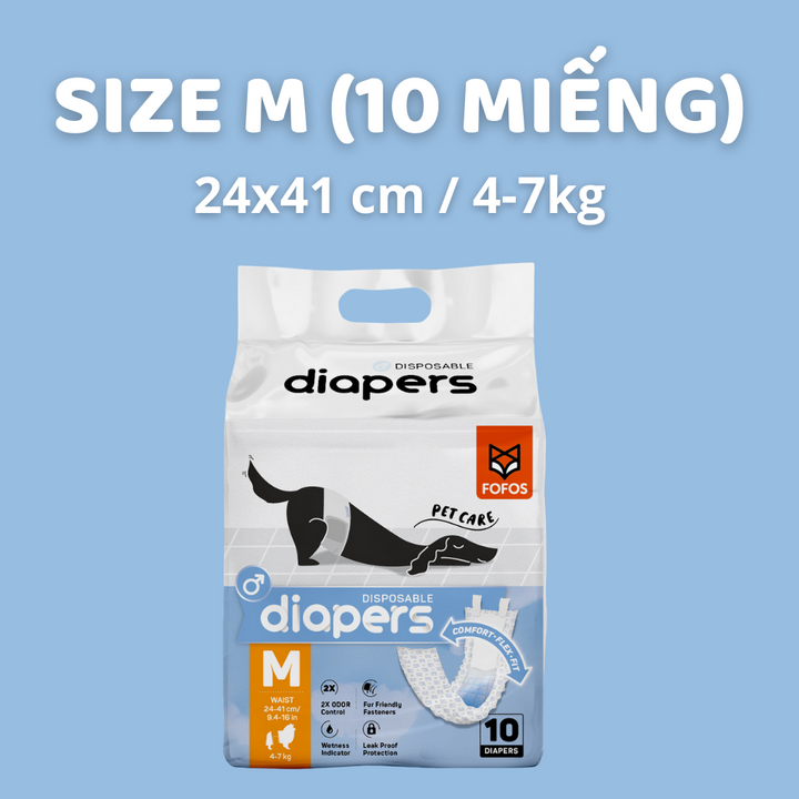 Tã Quần Fofos Chó Đực Mọi Lứa Tuổi