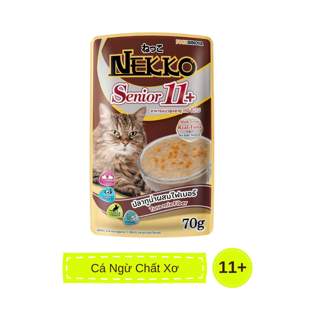 Pate mèo trưởng thành Nekko, Thái Lan, gói 70g | Pet's Warehouse