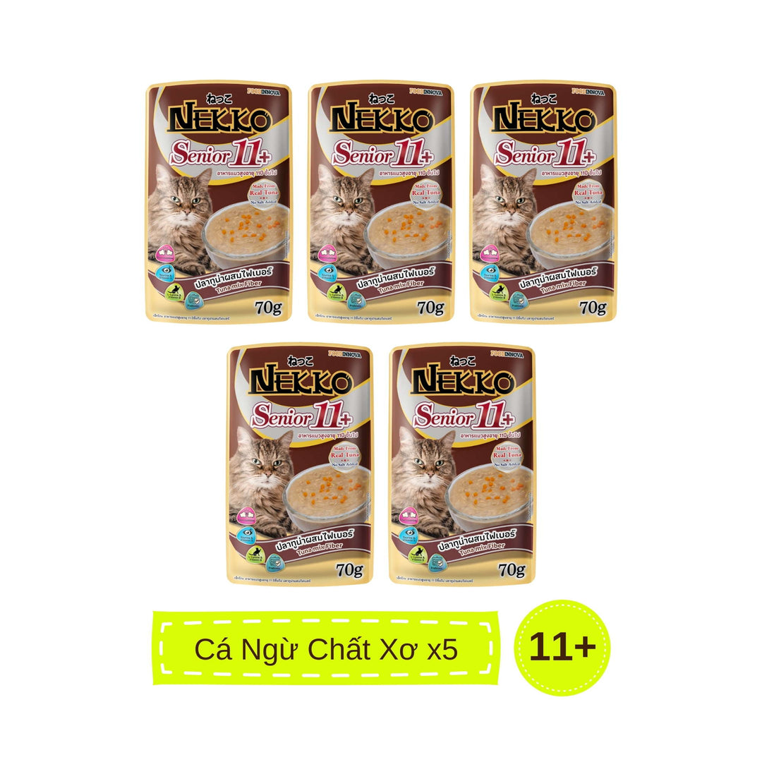 Pate mèo trưởng thành Nekko, Thái Lan, gói 70g | Pet's Warehouse