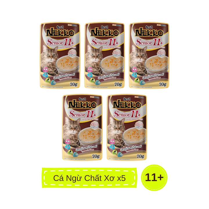 Pate mèo trưởng thành Nekko, Thái Lan, gói 70g | Pet's Warehouse