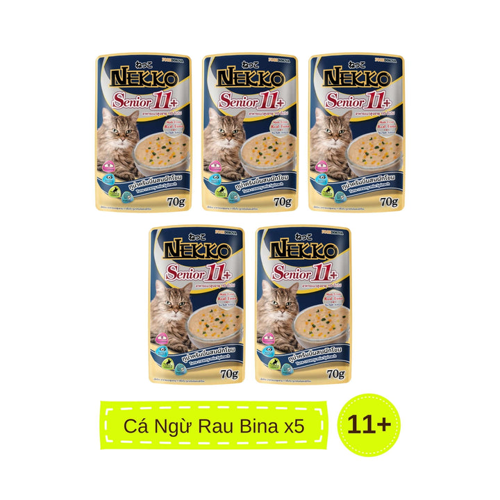 Pate mèo trưởng thành Nekko, Thái Lan, gói 70g | Pet's Warehouse