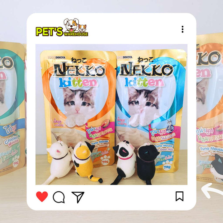 Pate mèo con Nekko, Thái Lan, gói 70g | Pet's Warehouse