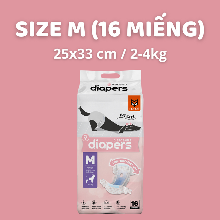 Tã Quần Fofos Chó Cái Mọi Lứa Tuổi