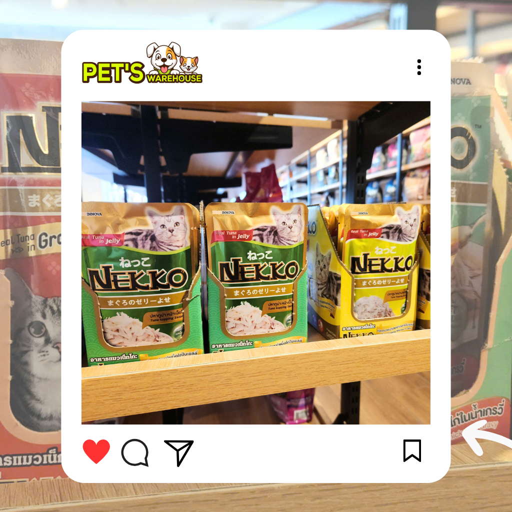 Pate mèo trưởng thành Nekko, Thái Lan, gói 70g | Pet's Warehouse