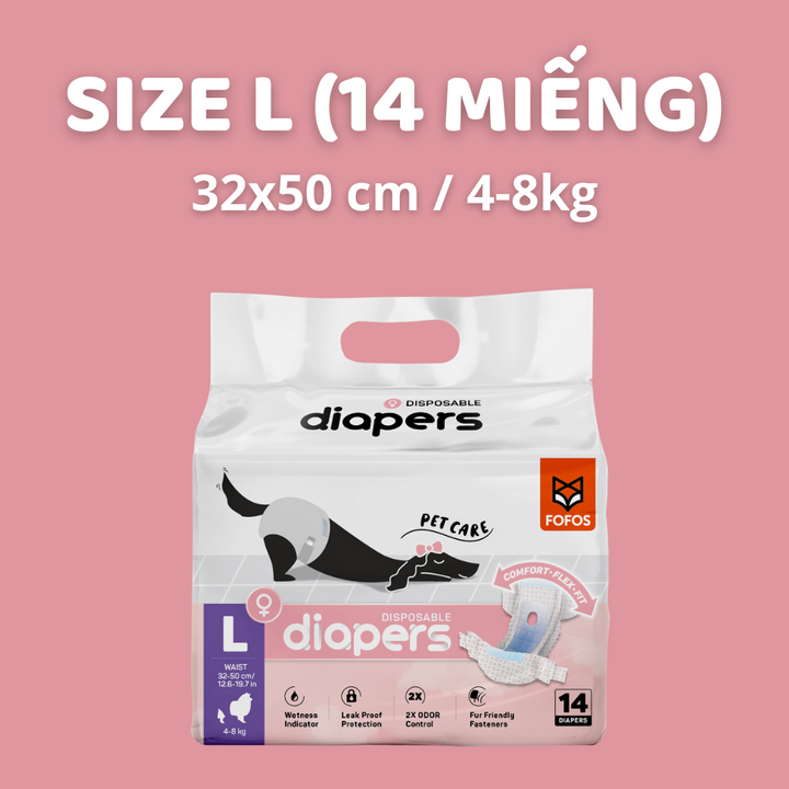 Tã Quần Fofos Chó Cái Mọi Lứa Tuổi