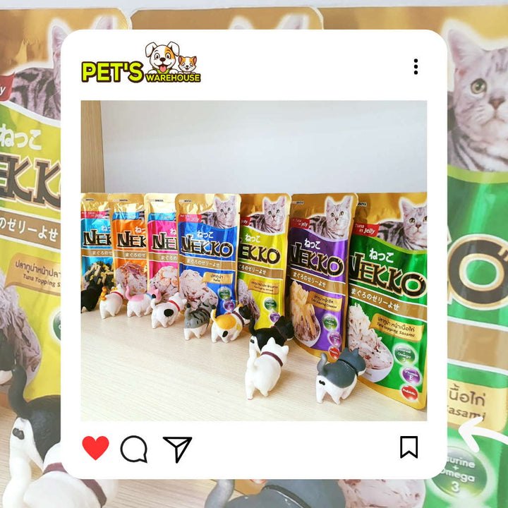 Pate mèo trưởng thành Nekko, Thái Lan, gói 70g | Pet's Warehouse