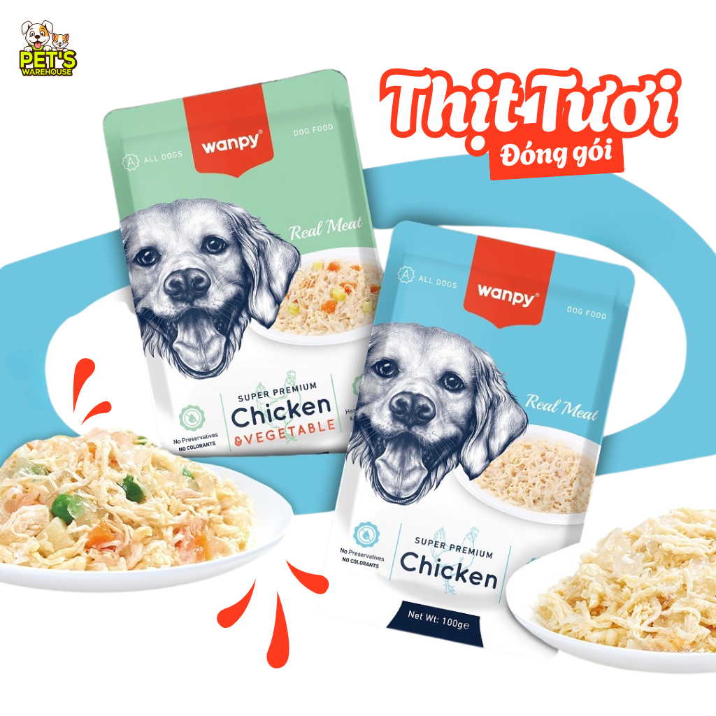 Pate Super Premium Wanpy Cho Chó Gói 100G
