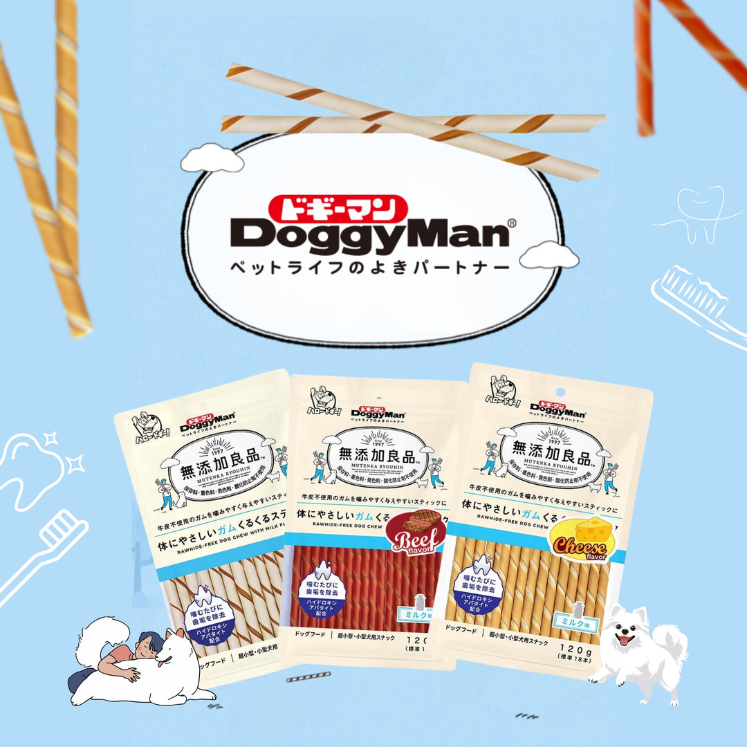 Que Gặm DoggyMan Cho Chó, Gói 120g, Nhiều Hương