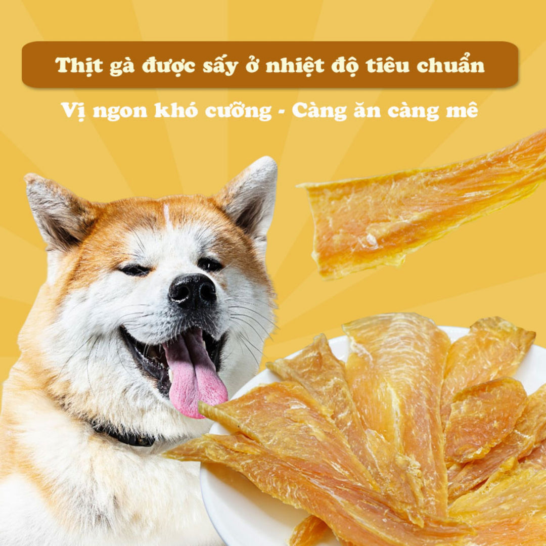 Thanh Gà Sấy Khô, Sấy Dẻo DoggyMan Cho Chó