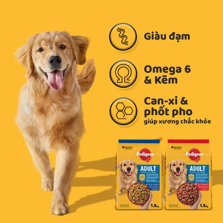 Hạt Pedigree Chó Trưởng Thành 3KG