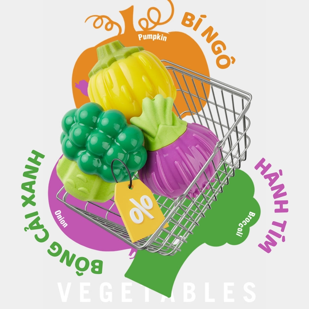 Đồ Chơi Fofos Nhai Gặm Hình Rau Củ Chó