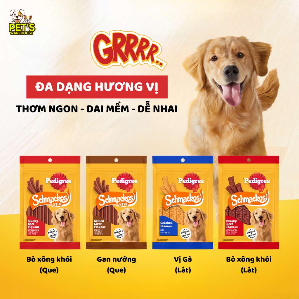 Snack Pedigree Schmackos Chó