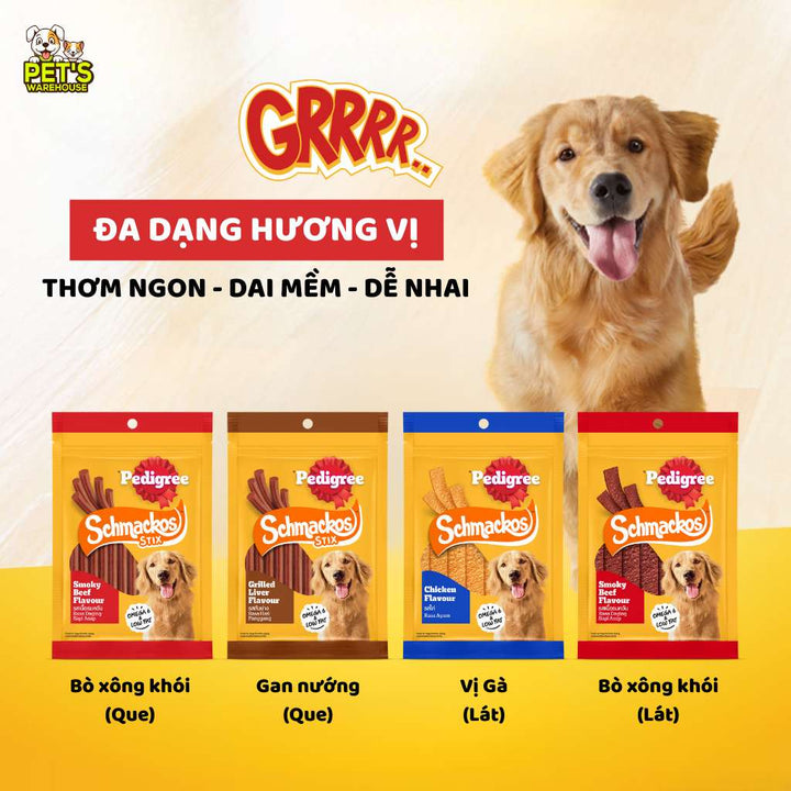Snack Pedigree Schmackos Chó