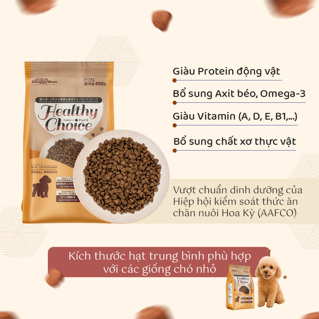 Hạt Healthy Choice DoggyMan Cho Chó, Túi 400G