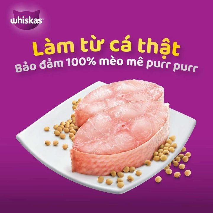 Pate Whiskas Mèo Trưởng Thành Lon 400G