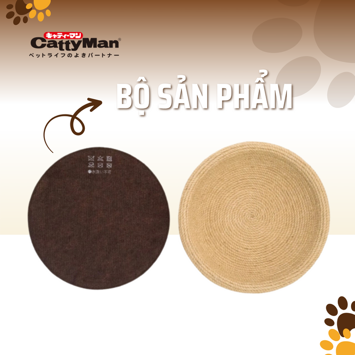 Nôi Cào Dây Thừng CattyMan Cho Mèo
