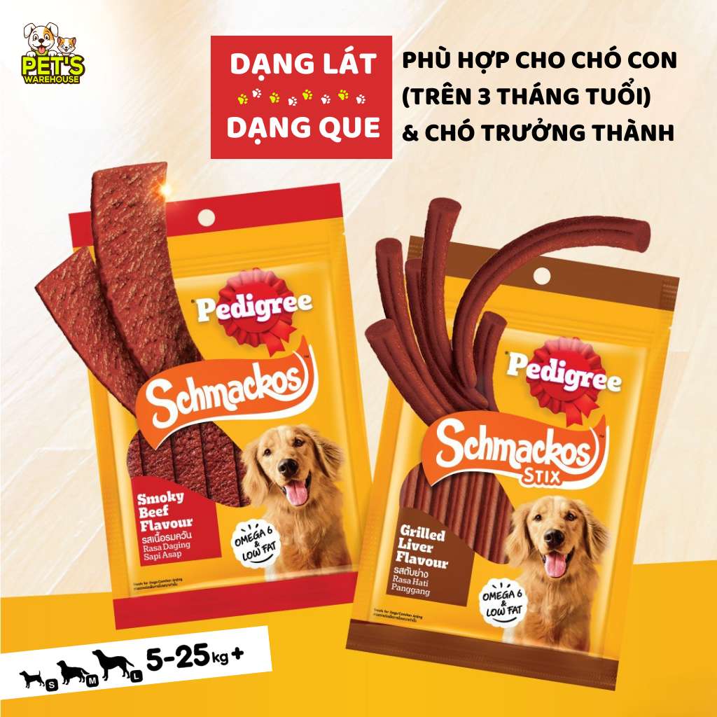 Snack Pedigree Schmackos Chó