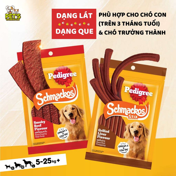 Snack Pedigree Schmackos Chó