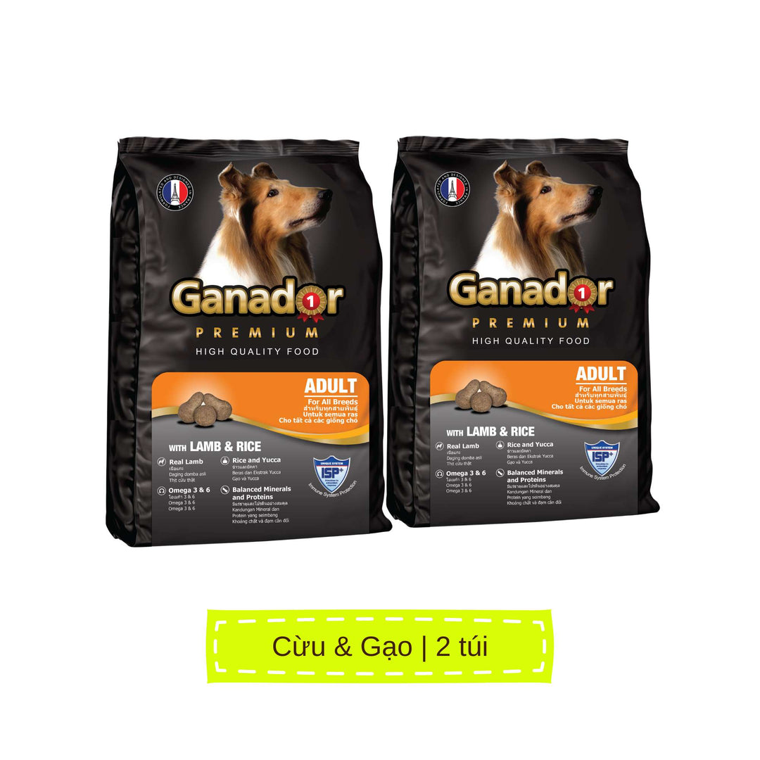 Hạt Ganador cho chó mọi lứa tuổi, nhiều vị, 3kg | Pet's Warehouse