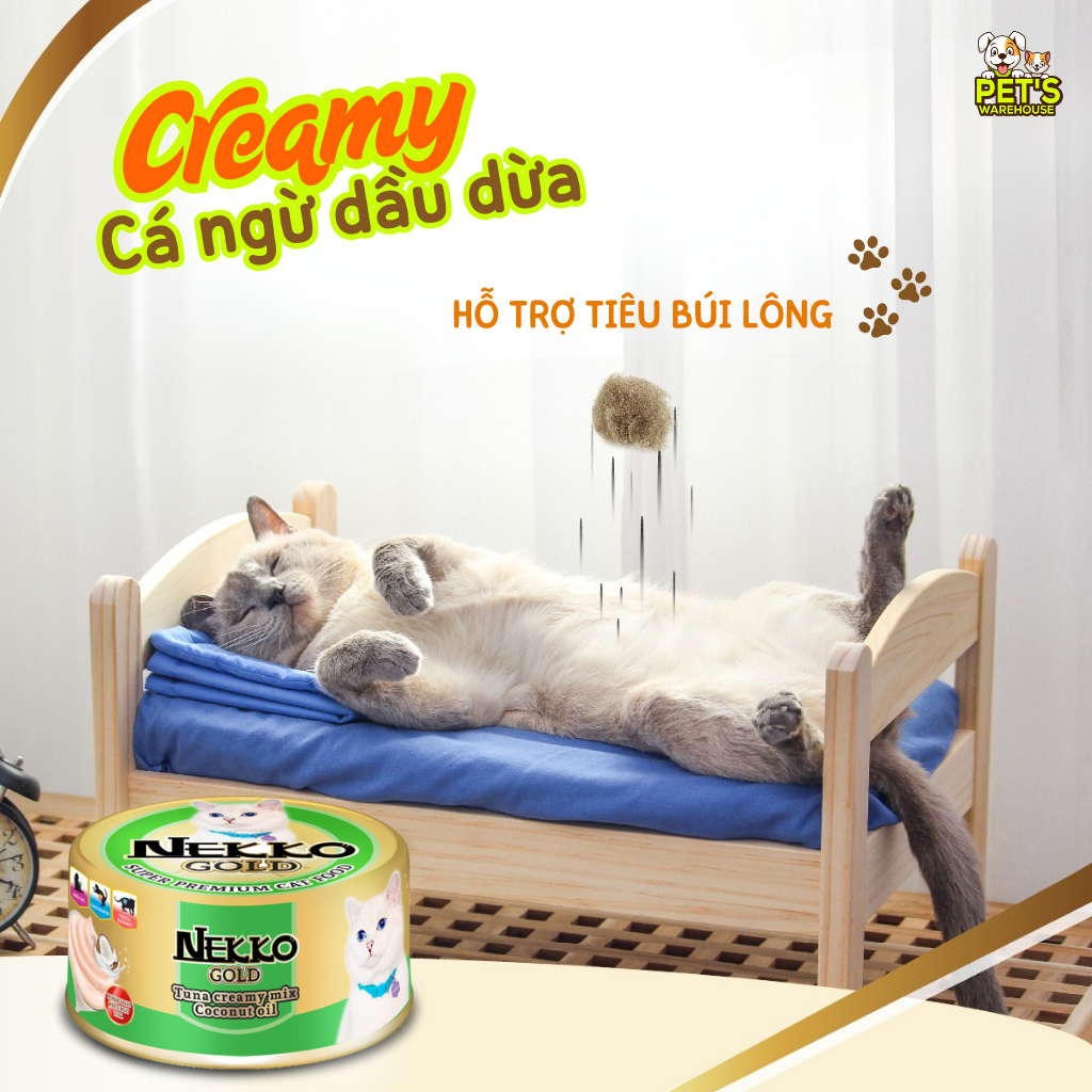 Pate Nekko Gold cho mèo trưởng thành, Thái Lan, lon 85g | Pet's Warehouse