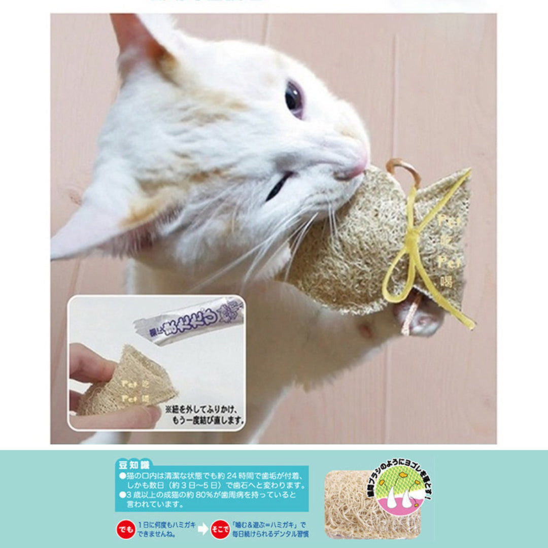 Đồ Chơi Xơ Mướp CattyMan Cho Mèo, Hình Cá & Hình Mặt Mèo