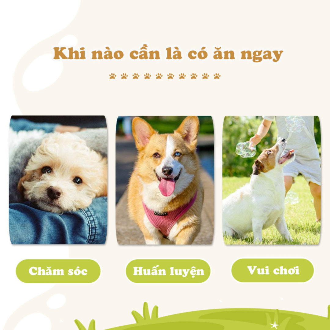 Xương Da Bò Tự Nhiên DoggyMan Cho Chó, 2 Cây Lớn