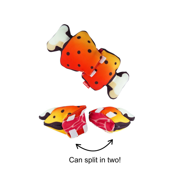 Đồ Chơi Gặm DoggyMan 3D Hình Cá, Hình Thịt, Cho Chó Mèo