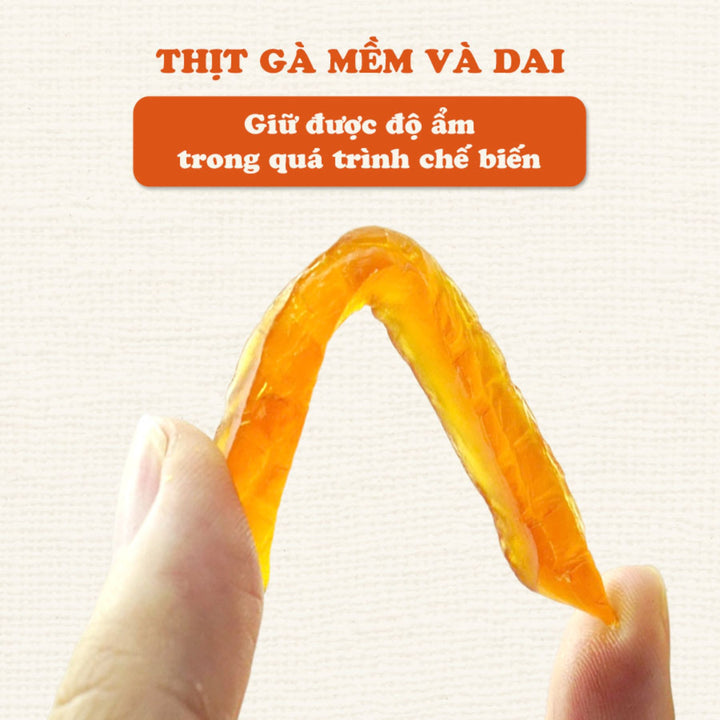 Thanh Gà Sấy Khô, Sấy Dẻo DoggyMan Cho Chó