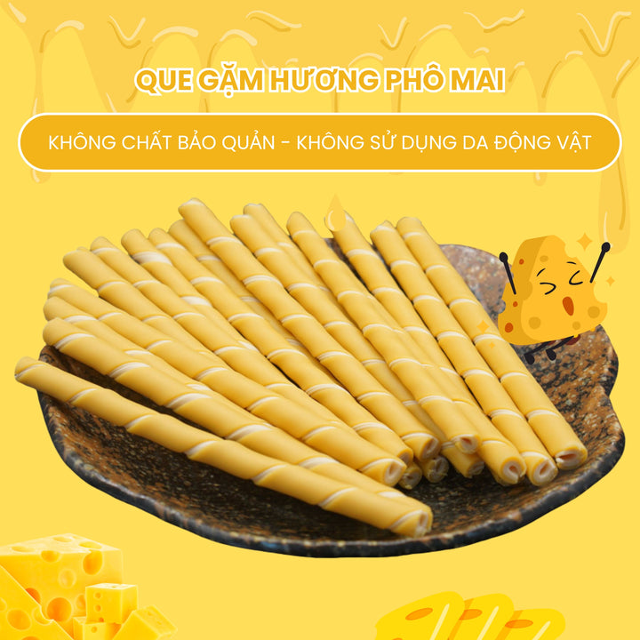 Que Gặm DoggyMan Cho Chó, Gói 120g, Nhiều Hương