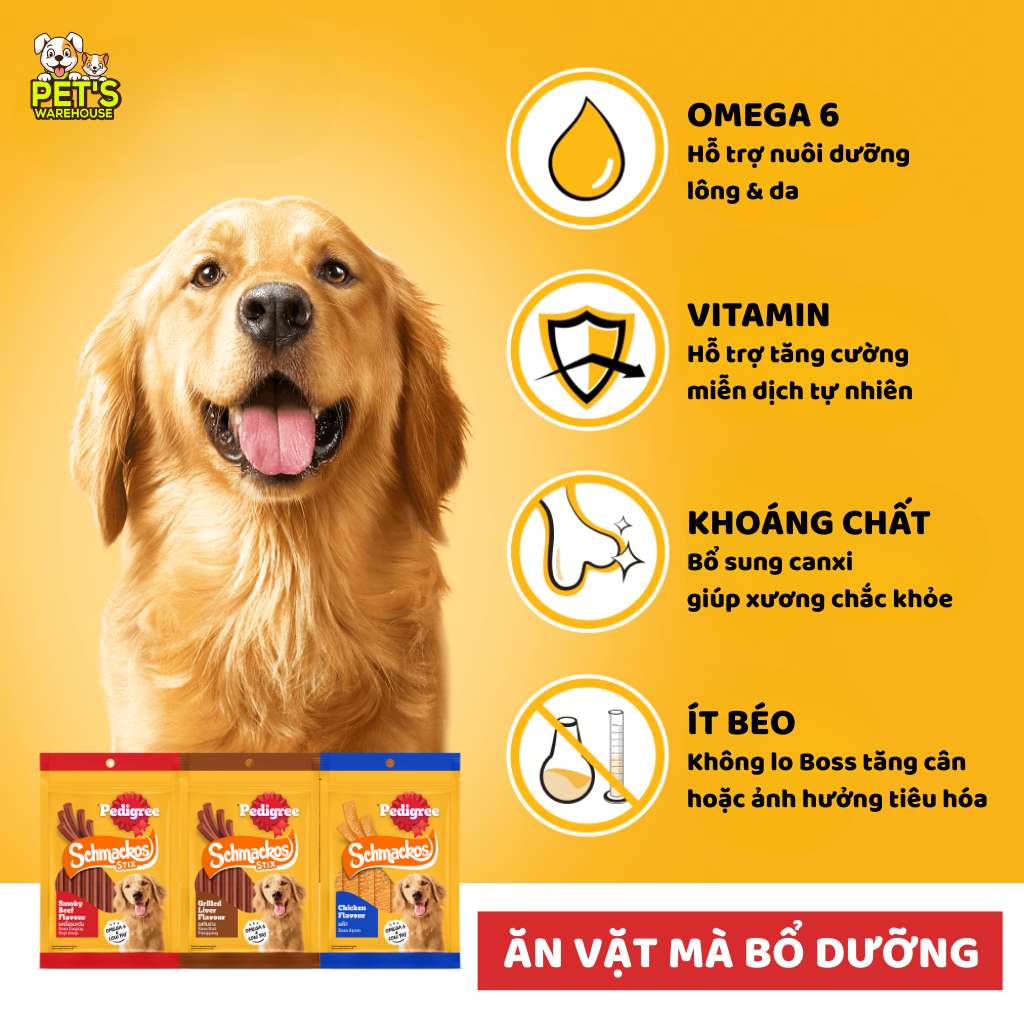 Snack Pedigree Schmackos Chó