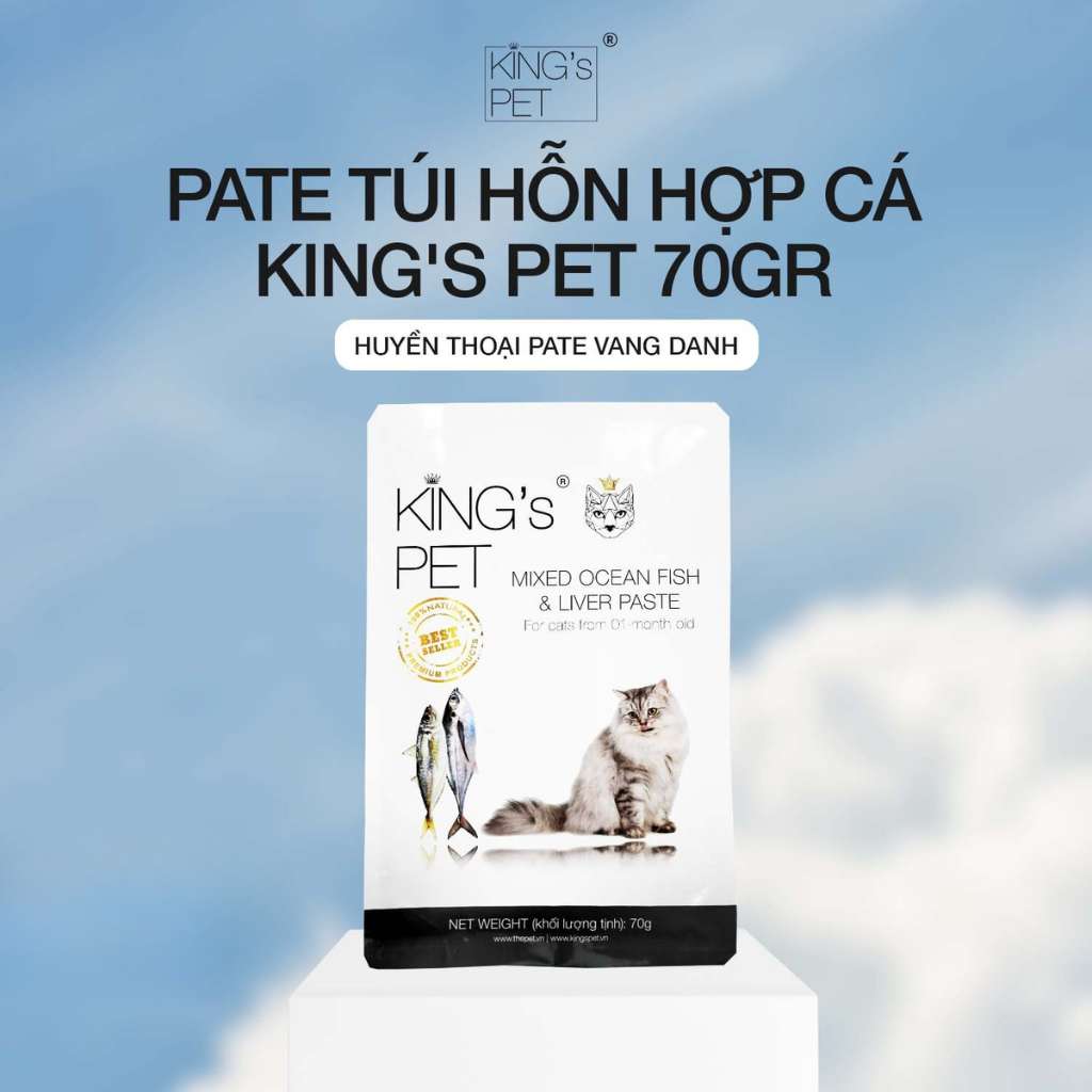 Pate King's Pet Chó Mèo Mọi Lứa Tuổi Gói 70G