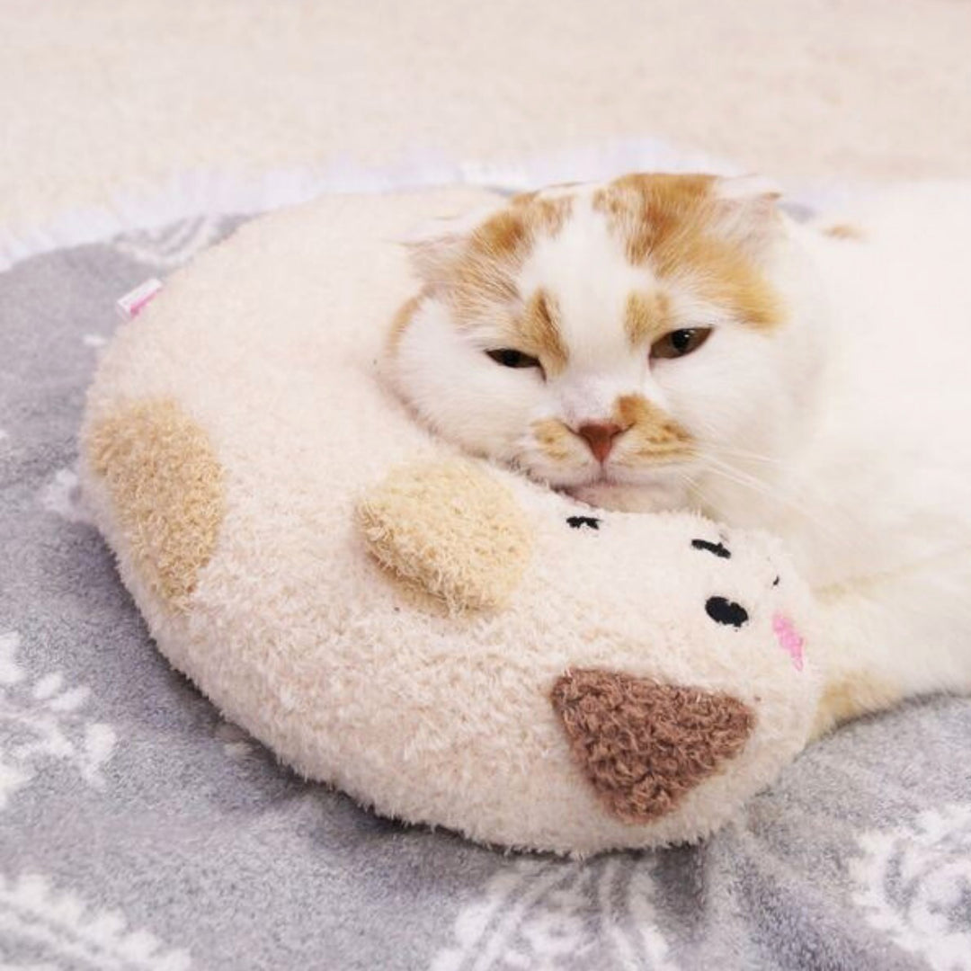 Gối Ôm Bằng Bông Hình Mèo CattyMan Cho Mèo, Mềm Mại & Dễ Thương