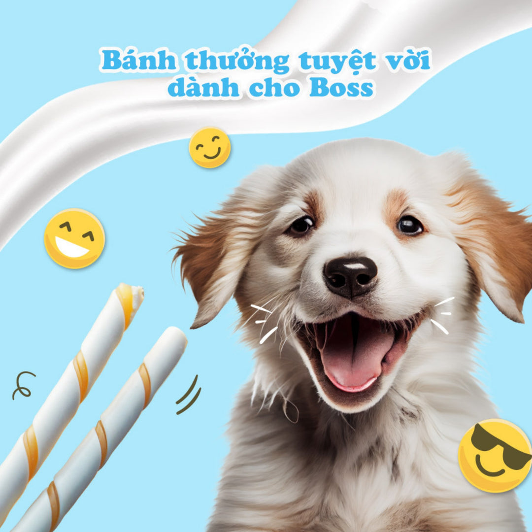 Que Gặm DoggyMan Cho Chó, Gói 120g, Nhiều Hương