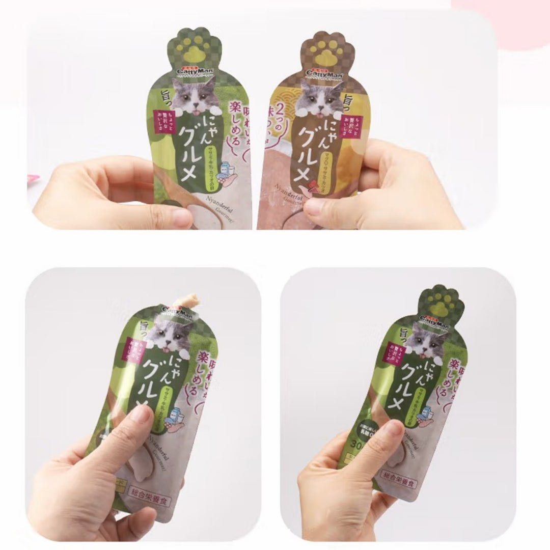 Súp Thưởng Đôi Mix Vị CattyMan Cho Mèo, 60g