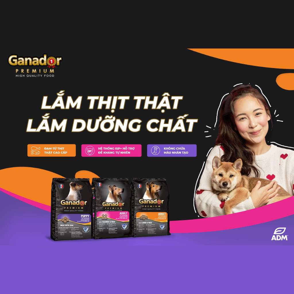 Hạt Ganador cho chó mọi lứa tuổi, nhiều vị, 3kg | Pet's Warehouse