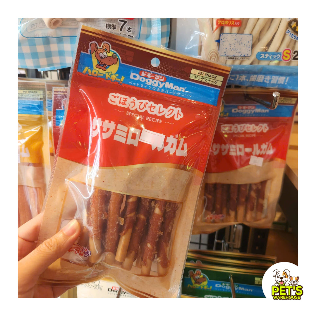 Que Cuốn Thịt Gà DoggyMan, 10 Cây 100G