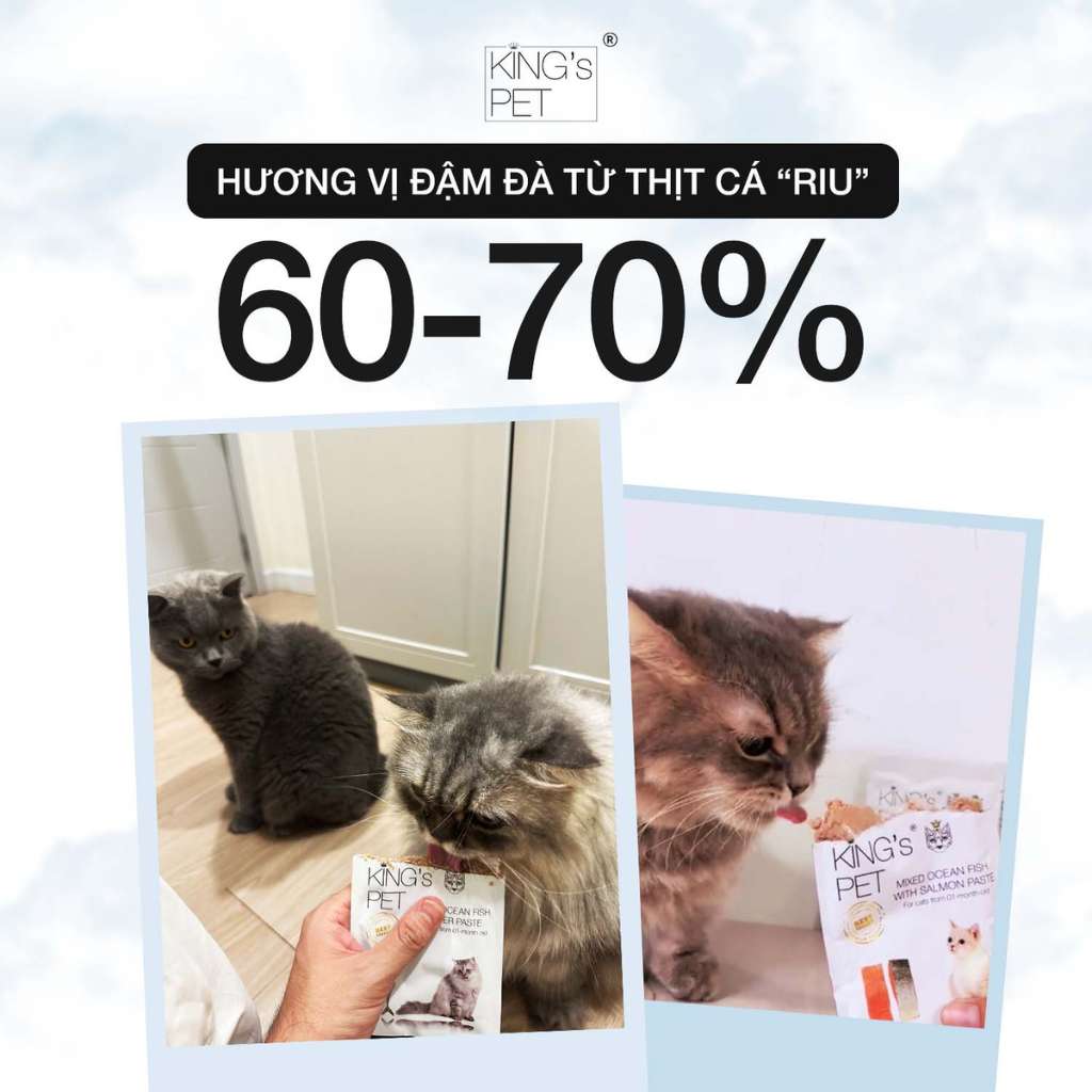 Pate King's Pet Chó Mèo Mọi Lứa Tuổi Gói 70G