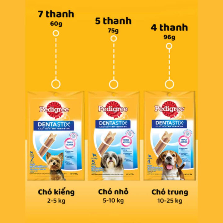 Bánh Xương Pedigree DentaStix Chó Trưởng Thành