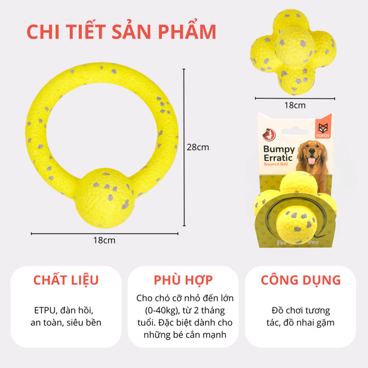 Đồ Chơi Fofos Siêu Bền Chó