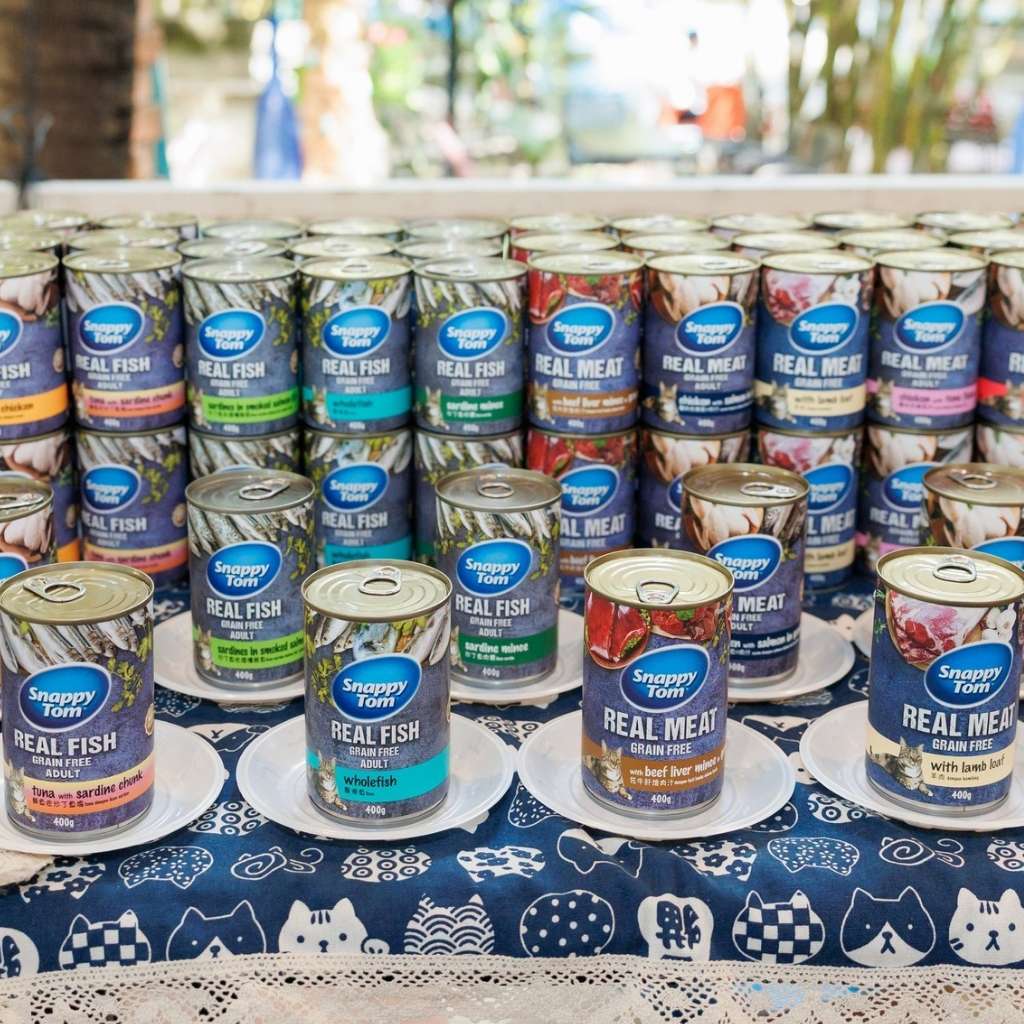 Pate Snappy Tom Real Fish Mèo Lon 400G