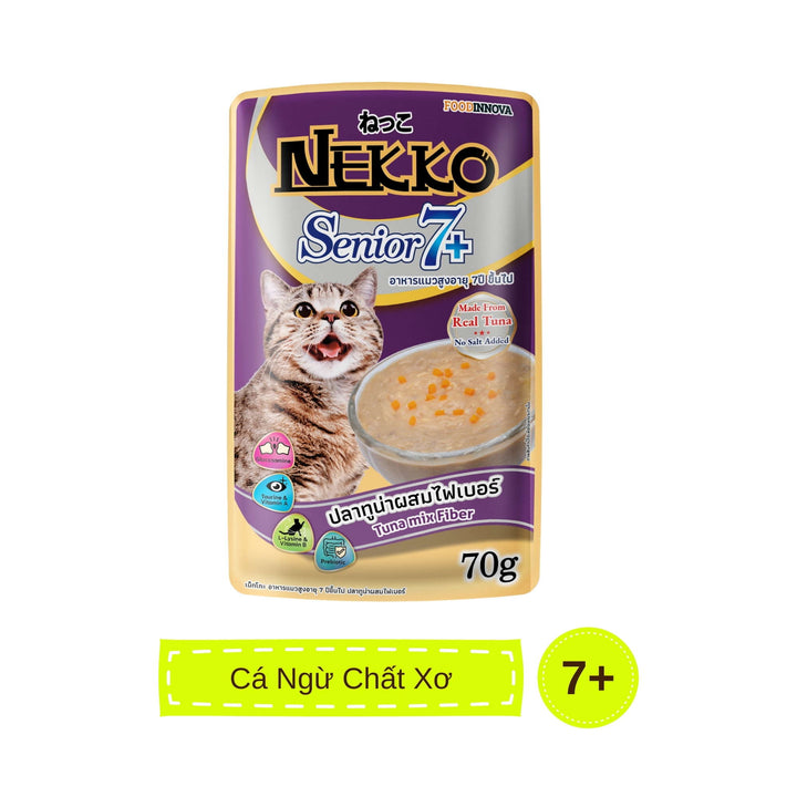 Pate mèo trưởng thành Nekko, Thái Lan, gói 70g | Pet's Warehouse