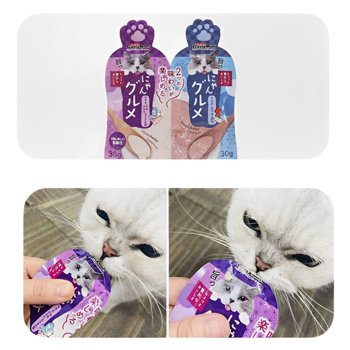 Súp Thưởng Đôi Mix Vị CattyMan Cho Mèo, 60g