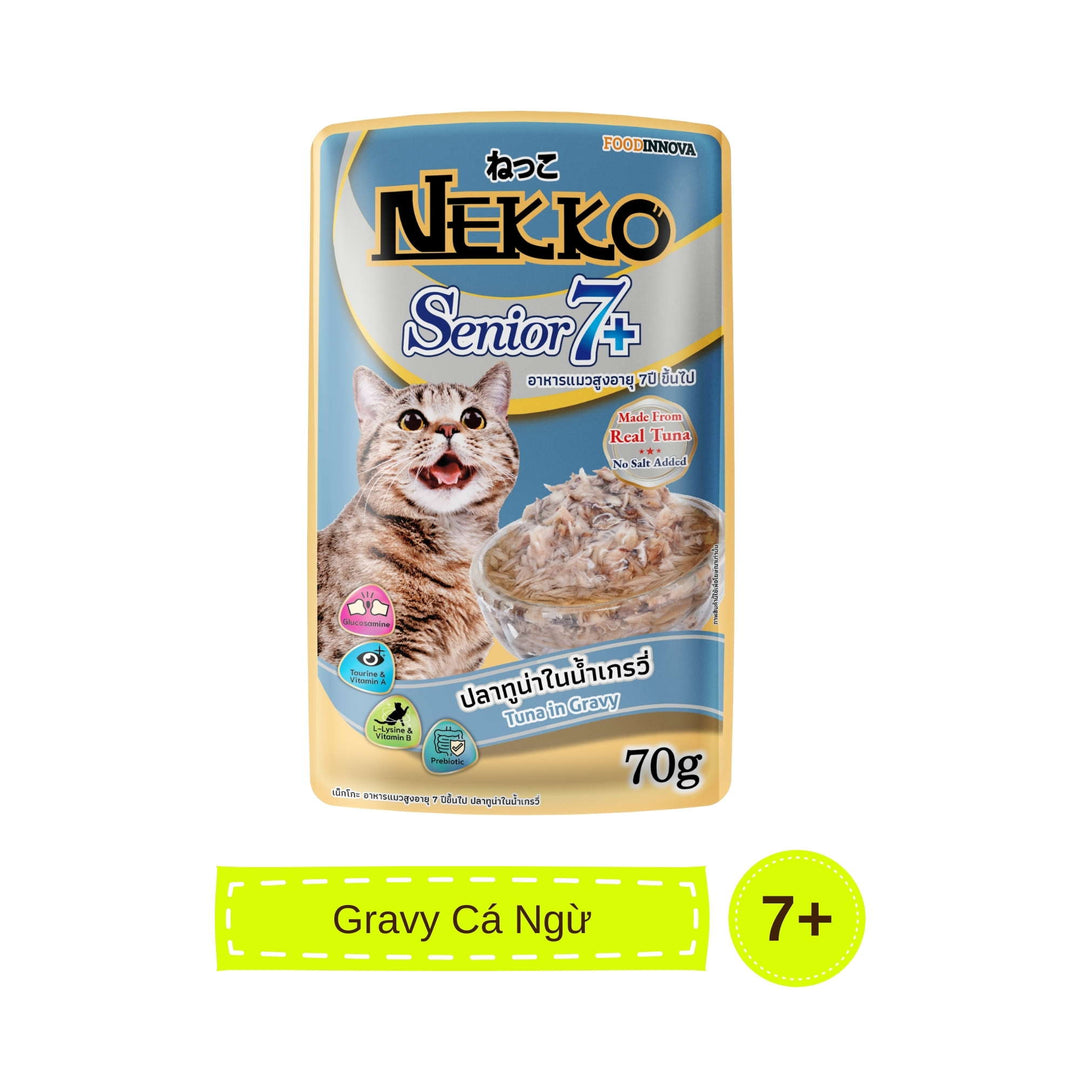Pate mèo trưởng thành Nekko, Thái Lan, gói 70g | Pet's Warehouse