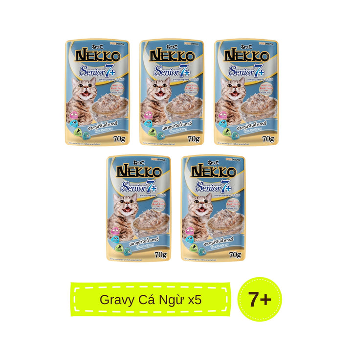 Pate mèo trưởng thành Nekko, Thái Lan, gói 70g | Pet's Warehouse