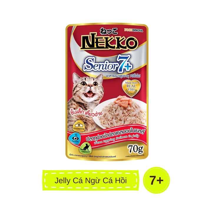Pate mèo trưởng thành Nekko, Thái Lan, gói 70g | Pet's Warehouse