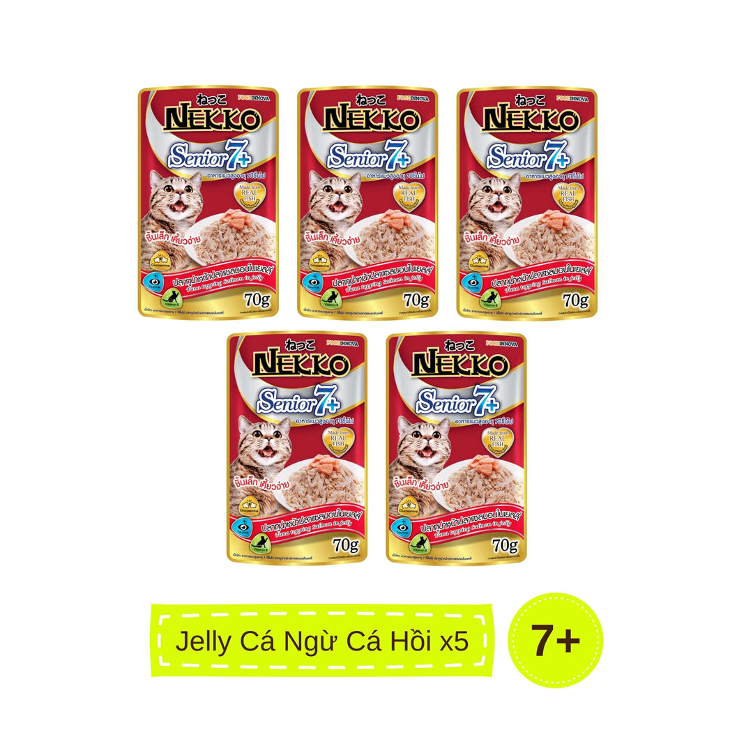 Pate mèo trưởng thành Nekko, Thái Lan, gói 70g | Pet's Warehouse